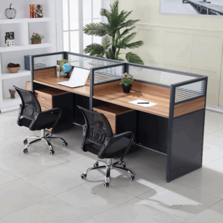 Straight Two-Way Office Workstation