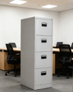 White Executive Office Storage Cabinet Elegant Design for Modern Offices The White Executive Office Storage Cabinet is a practical addition to professional workspaces that need organised storage and a clean appearance. Its white finish creates a bright, neat look that can complement different office interiors. Moreover, its executive style makes it suitable for private offices, corporate environments, and home workspaces. Whether you are furnishing a new office or improving your existing setup, this cabinet can help keep essential items organised. It also pairs well with executive desks, office chairs, and other storage furniture to create a coordinated working environment. Organise Office Documents and Supplies Keeping office materials in one place makes everyday tasks easier. The White Executive Office Storage Cabinet provides a dedicated storage area for items such as documents, files, stationery, and other office essentials, depending on its internal layout. Furthermore, organised storage helps reduce clutter around desks and workstations. You can arrange frequently used items for easy access while keeping less frequently used materials neatly stored away. Before purchasing, check the cabinet's internal compartments, dimensions, and storage capacity to ensure they meet your requirements. A Clean White Finish White office furniture can create a fresh and professional atmosphere. This cabinet can blend with neutral colour schemes and complement both contemporary and traditional office décor. In addition, its light appearance can help a workspace feel brighter when paired with suitable lighting and complementary furniture. You can combine it with a white executive desk for a coordinated look or use it alongside darker furniture to create contrast. Suitable for Different Work Environments The White Executive Office Storage Cabinet is suitable for a variety of settings, including corporate offices, administrative departments, reception areas, and home offices. Moreover, it can help maintain a more orderly environment by providing a designated place for office supplies and paperwork. Positioning the cabinet near the relevant workstation can also make stored materials easier to access during the working day. Key Features - White executive office storage cabinet - Clean and professional appearance - Suitable for modern office interiors - Provides dedicated office storage - Ideal for organising documents and files - Suitable for stationery and office supplies - Complements executive desks and office chairs - Suitable for corporate and home offices - Helps reduce workspace clutter - Coordinates with different office furniture styles Improve Your Office Organisation The White Executive Office Storage Cabinet combines a professional appearance with practical storage for everyday office needs. Its white finish makes it easy to coordinate with a range of office furniture, while its storage space helps keep essential materials organised. Pair it with a suitable executive desk and complementary office furniture to create a tidy, functional, and professional workspace.