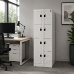 White Executive Office Storage Cabinet Elegant Design for Modern Offices The White Executive Office Storage Cabinet is a practical addition to professional workspaces that need organised storage and a clean appearance. Its white finish creates a bright, neat look that can complement different office interiors. Moreover, its executive style makes it suitable for private offices, corporate environments, and home workspaces. Whether you are furnishing a new office or improving your existing setup, this cabinet can help keep essential items organised. It also pairs well with executive desks, office chairs, and other storage furniture to create a coordinated working environment. Organise Office Documents and Supplies Keeping office materials in one place makes everyday tasks easier. The White Executive Office Storage Cabinet provides a dedicated storage area for items such as documents, files, stationery, and other office essentials, depending on its internal layout. Furthermore, organised storage helps reduce clutter around desks and workstations. You can arrange frequently used items for easy access while keeping less frequently used materials neatly stored away. Before purchasing, check the cabinet's internal compartments, dimensions, and storage capacity to ensure they meet your requirements. A Clean White Finish White office furniture can create a fresh and professional atmosphere. This cabinet can blend with neutral colour schemes and complement both contemporary and traditional office décor. In addition, its light appearance can help a workspace feel brighter when paired with suitable lighting and complementary furniture. You can combine it with a white executive desk for a coordinated look or use it alongside darker furniture to create contrast. Suitable for Different Work Environments The White Executive Office Storage Cabinet is suitable for a variety of settings, including corporate offices, administrative departments, reception areas, and home offices. Moreover, it can help maintain a more orderly environment by providing a designated place for office supplies and paperwork. Positioning the cabinet near the relevant workstation can also make stored materials easier to access during the working day. Key Features - White executive office storage cabinet - Clean and professional appearance - Suitable for modern office interiors - Provides dedicated office storage - Ideal for organising documents and files - Suitable for stationery and office supplies - Complements executive desks and office chairs - Suitable for corporate and home offices - Helps reduce workspace clutter - Coordinates with different office furniture styles Improve Your Office Organisation The White Executive Office Storage Cabinet combines a professional appearance with practical storage for everyday office needs. Its white finish makes it easy to coordinate with a range of office furniture, while its storage space helps keep essential materials organised. Pair it with a suitable executive desk and complementary office furniture to create a tidy, functional, and professional workspace.